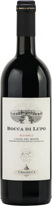 Вино Tormaresca  Bocca di Lupo   Castel del Monte DOC  Тормареска  Бокка ди Лупо  2017  750 мл