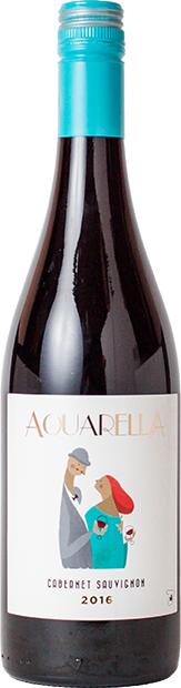 Вино Aquarella Del Sas Red Dry Акварелла Дель Сас  2016 750 мл