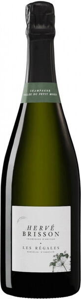 Шампанское Herve Brisson Les Regales Blanc de Blancs Extra Brut Champagne AOC  2019  750 мл