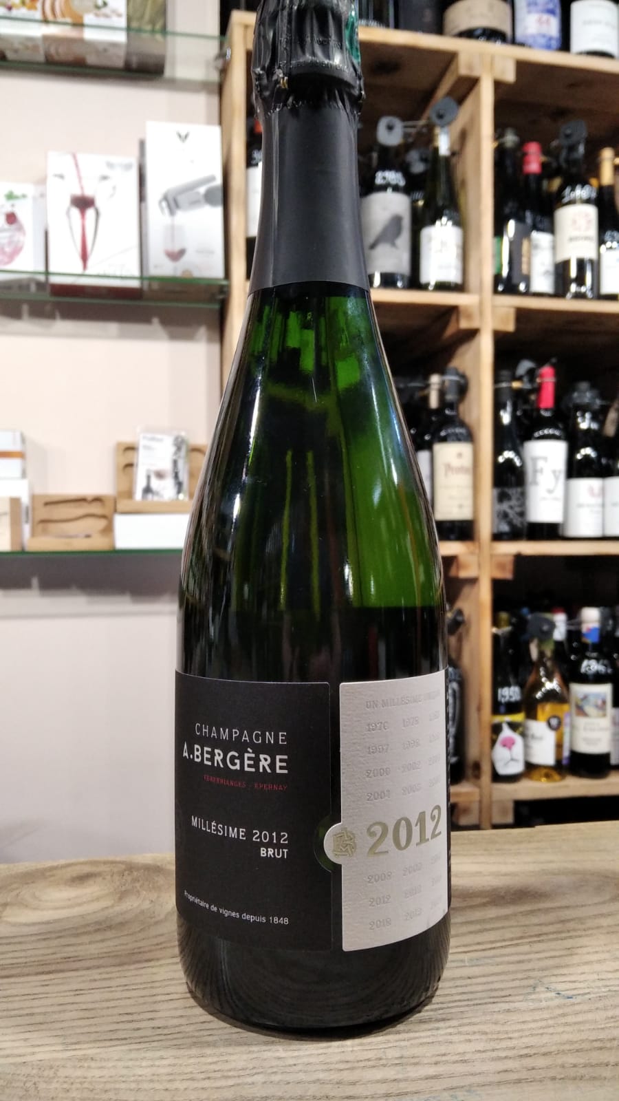 Шампанское A. Bergère Cuvée Prestige Millésime Brut gift box  2012 750ml