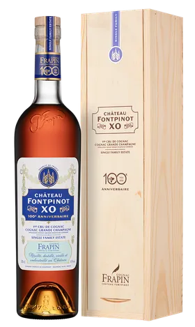 Коньяк  Chateau de Fontpinot XO 100 years  Grande Champagne gift box  700 мл