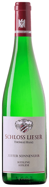 Вино Schloss Lieser Juffer Sonnenuhr Riesling Auslese 750 ml 7.5% 2020
