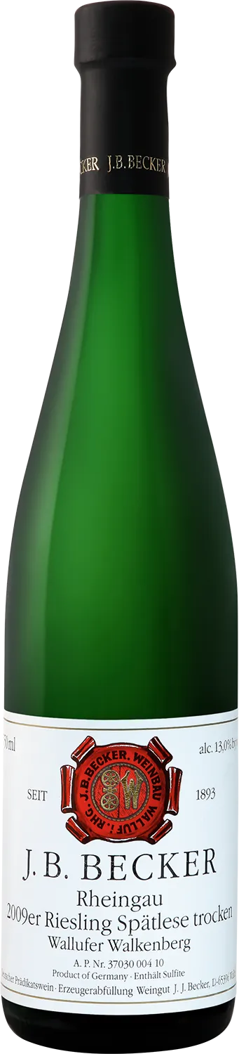 Вино J.B. Becker Riesling Wallufer Walkenberg Spatlese Trocken Rheingau  2009  750 мл