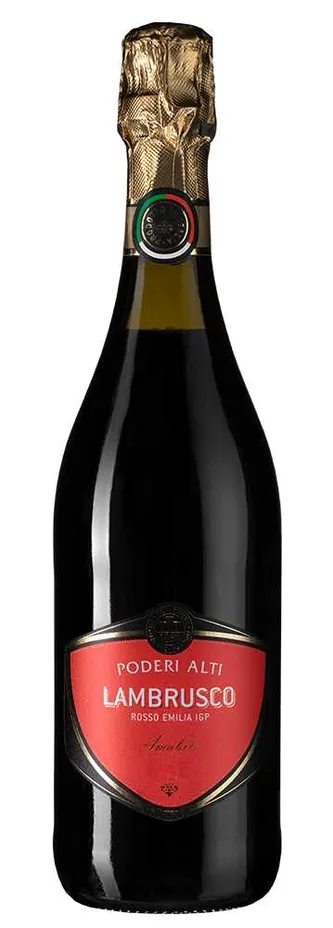 Игристое вино Lambrusco dell'Emilia Rosso Poderi Alti   750 мл