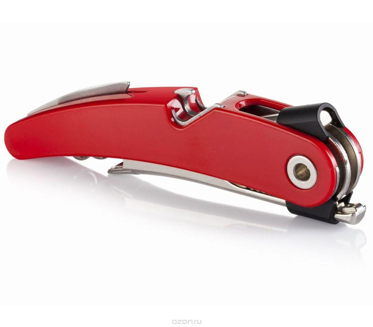Штопор VacuVin Single Pull,красный