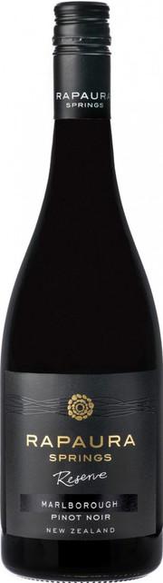 Вино Rapaura Springs Pinot Noir Reserve  Marlborough Рапаура Спрингс Пино Нуар Резерв  Мальборо 2016  750 мл