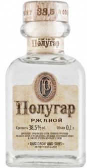 Водка Polugar Rye Полугар Ржаной 100 мл