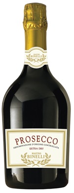 Игристое вино Mastro Binelli  Prosecco Extra  Dry gift box + glass   750 мл