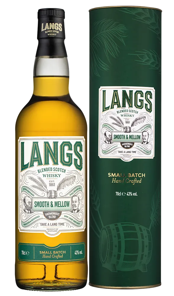 Виски  Langs  Smooth & Mellow gift box  700 мл