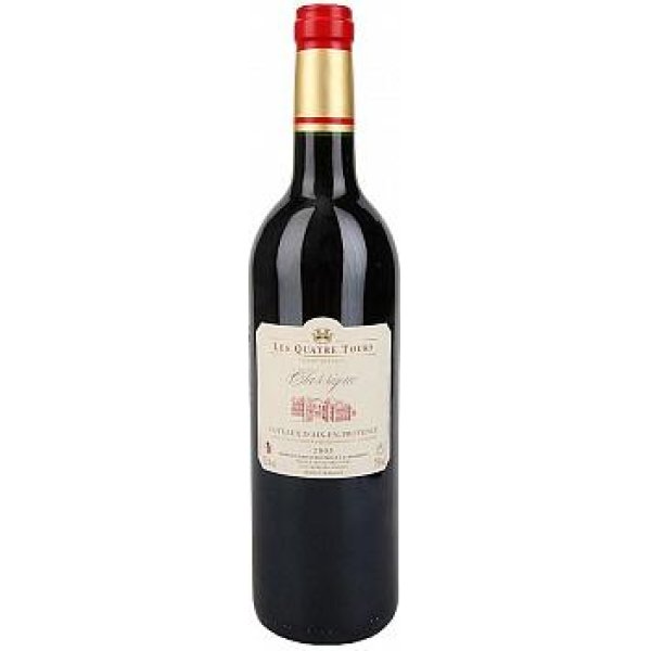 Вино Les Quatre Tours Classique AOC Aix en Provance Ле Катр Тур Классик АОС Экс-ан-Прованс  красное 2015 750 мл
