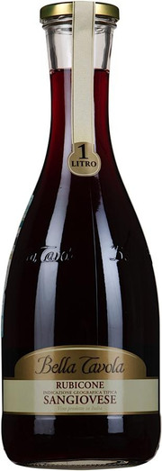 Вино Riunite Bella Tavola Sangiovese, Rubicone IGT   Белла Тавола Санджовезе красное сухое  1000 мл