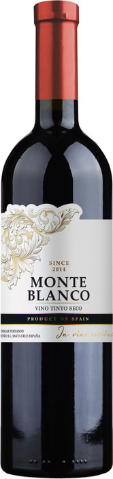 Вино Monte Blanco  Tinto   Seco  Монте Бланко  красное сухое 750 мл