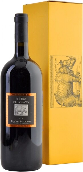 Вино La Spinetta Sangiovese Il Nero Di Casanova Toscana IGT gift box  2014 1500 мл