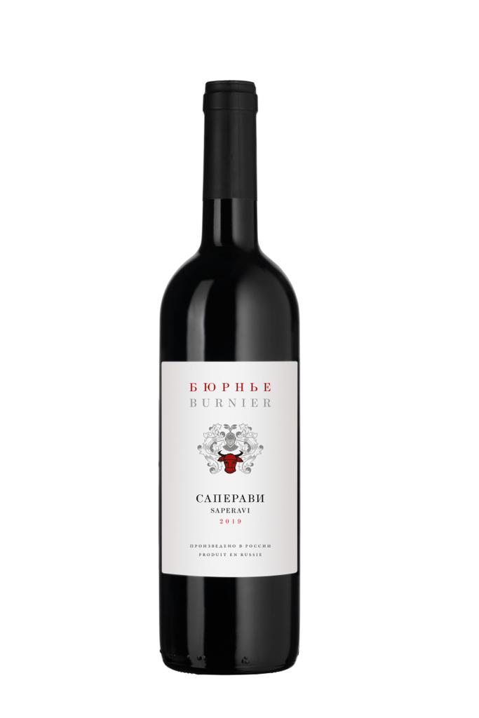 Вино  Burnier  Бюрнье Саперави  2019  750 мл  13,5 %