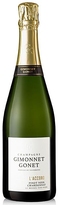 Шампанское GIMONNET GONET L'Accord Assemblage Brut 2022 750 мл 12%