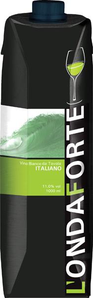 Вино Quargentan  L'Onda Forte Vino Bianco da Tavola  tetra-pack  Л'Онда Форте белое  1000мл