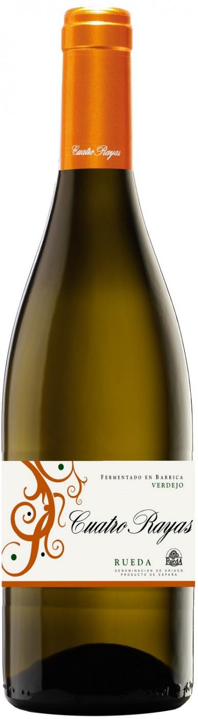 Вино Cuatro Rayas Fermentado en Barrica Verdejo Rueda DO Куатро Райас Ферментадо эн Баррика Вердехо 2018 750 мл