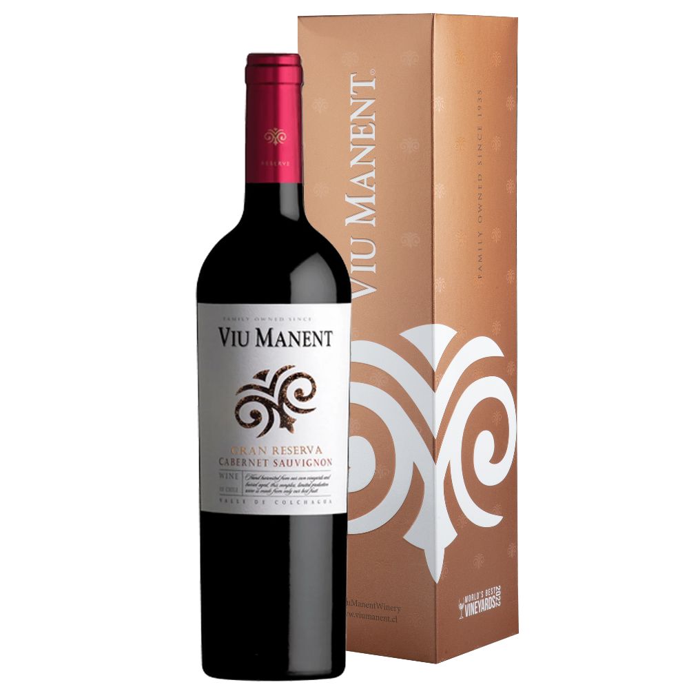 Вино Viu Manent Cabernet Sauvignon Gran Reserva gift box 2022  750 мл  14%