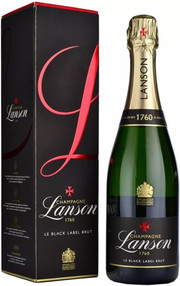 Вино Lanson Black Label Brut gift box  2016 750 мл