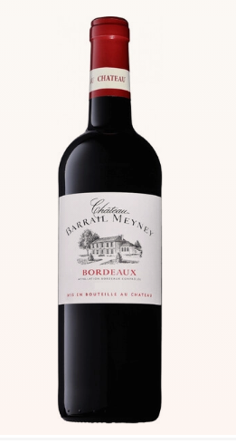 Вино Chateau Barrail Meyney, Bordeaux AOC Rouge 2020 750 мл  14,5%