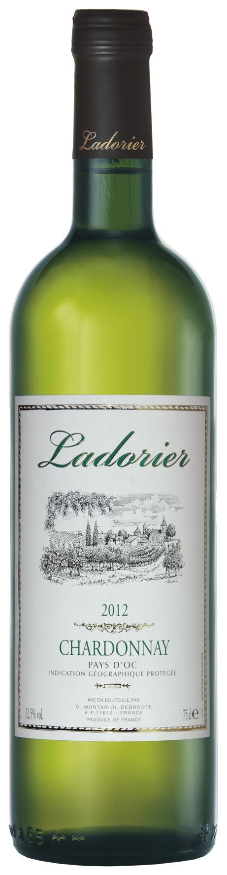 Вино SA La Guyennoise, Ladorier Chardonnay, СА Ля Гиенуаз, Ладорье Шардоне 2016 750 мл