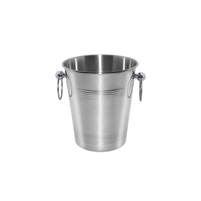 Ведро сервировочное для шампанского d=19x22см., нерж.сталь IBB002