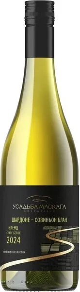 Вино Усадьба Маскага Бленд Шардоне Совиньон блан  2024  750 мл  11%