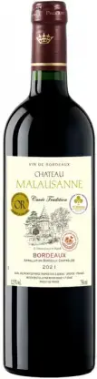 Вино Chateau  Malausanne Rouge  Bordeaux AOC  2021  750 мл