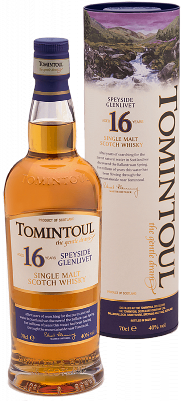 Виски Tomintoul Speyside Glenlivet 16 yo  700