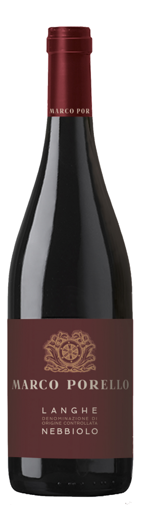 Вино  Marco Porello  Langhe Nebbiolo  2021   750 мл 14 %