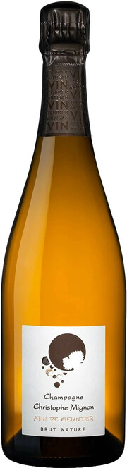 Шампанское Christophe Mignon  ADN de Meunier  Brut Nature  1500 мл