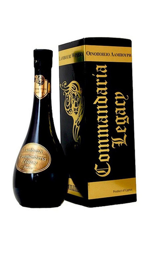 Вино Lambouri Winery Commandaria Legacy АОС Коммандария Легаси в подарочной упаковке 250 мл