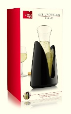 Графин VacuVin RI Cooling Carafe Black с охладительной рубашкой для соков и др. напитков, цвет: черный