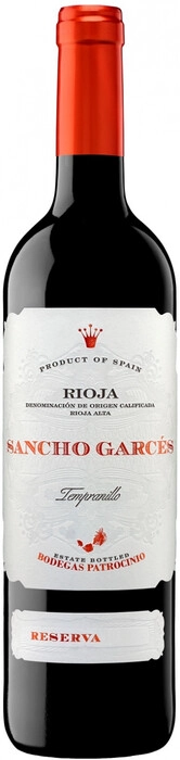 Вино Bodegas Patrocinio Sancho Garces Reserva  750 мл