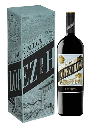 Вино Hacienda Lopez de Haro  Reserva gift box    2019 1500 мл  14%