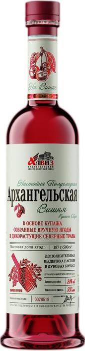 Настойка   Архангельская  Северная выдержка Вишня 500 мл
