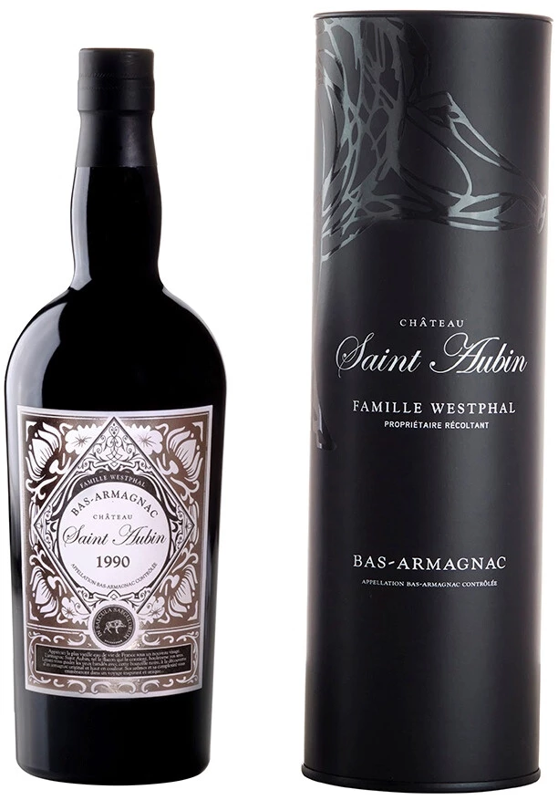Арманьяк Armagnac Saint-Aubin 1990 gift box  700 мл