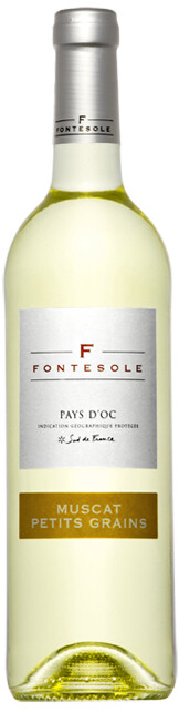 Вино  Fontesole  Muscat Petits Grains  Pays d'Oc    750 мл