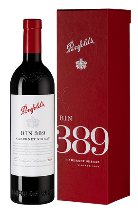 Вино Penfolds Bin 389 Cabernet Shiraz Пенфолдс Бин 389 Каберне Шираз в подарочной упаковке 2016 750 мл