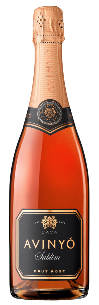 Вино игристое  Cava Avinyo Brut Reserva Rose Sublim  750 мл