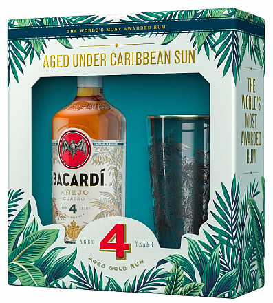 Ром  Bacardi  Añejo Cuatro    4year  700 мл