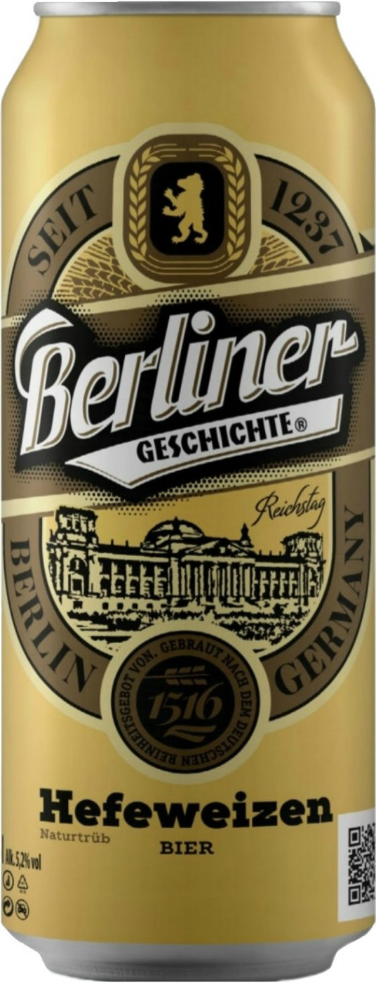 Пиво Eibauer  Berliner Geschichte Bock  Айбауэр  История Берлина светлое  ж/б  500 мл