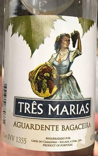 Граппа Tres Marias Aguardente Bagaseira Трес Мариас Акварденте Багасейра  1000 мл