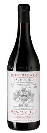 Вино Mascarello  Barolo Riserva Monprivato Ca d'Morissio DOCG Маскарелло  Бароло Ризерва Монпривато  Ка д'Мориссио 2010 750 мл