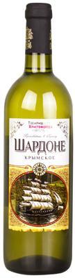 Вино Товарищество Христофорова Шардоне Крымское 750 мл