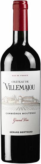 Вино Gerard Bertrand  Chateau de Villemajou Rouge  Corbieres AOP  2018  750 мл  15 %