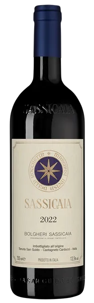 Вино Sassicaia Сассикайа 2022 750 мл 13,5%