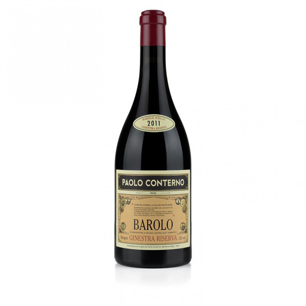 Вино Paolo Conterno Riva del Bric Barolo DOCG Паоло Контерно Бароло Ризерва Жинестра ДОКГ 2011 750 мл