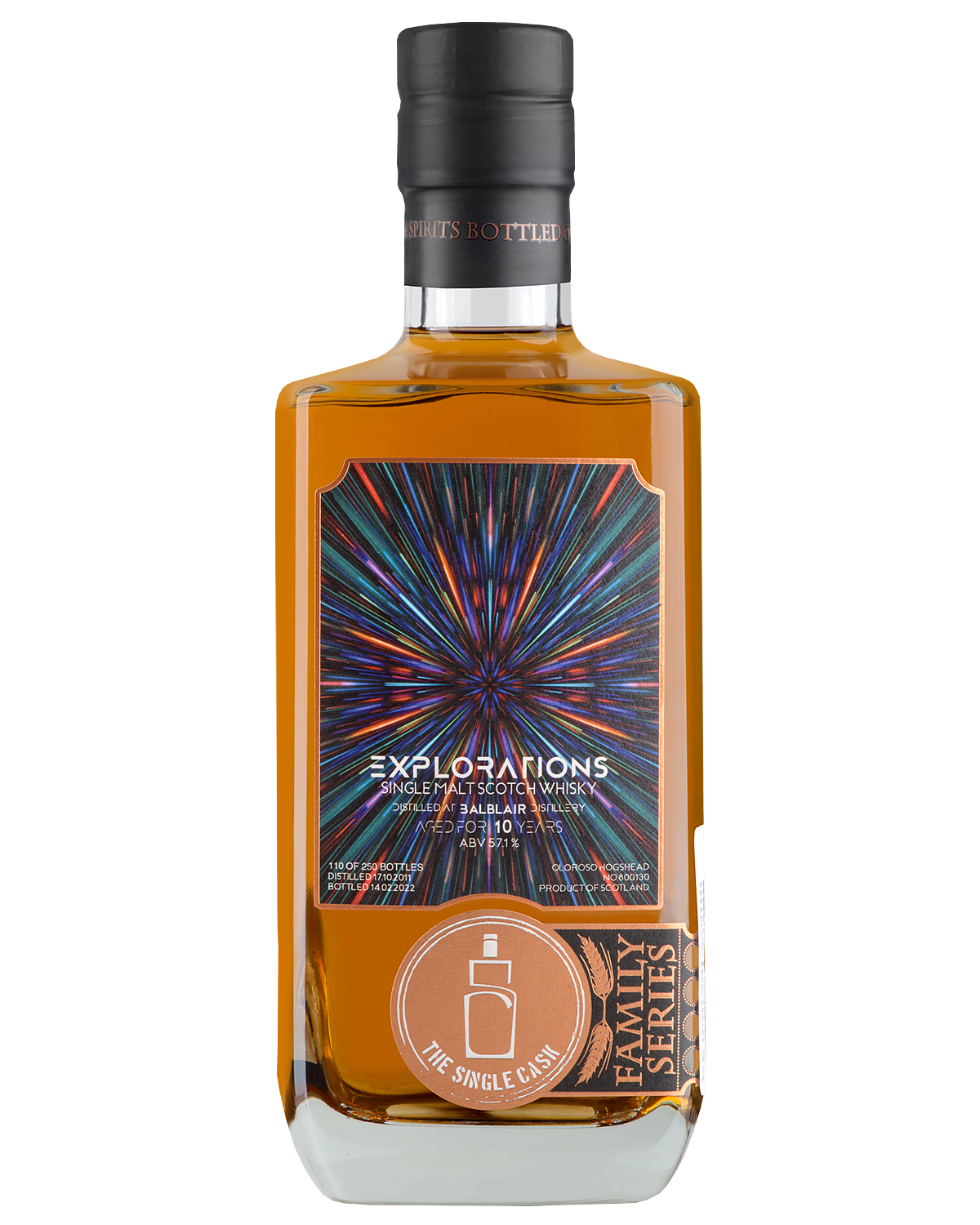 Виски Single Cask Explorations Balblair Cask №800130 10 Years Old  700 мл 