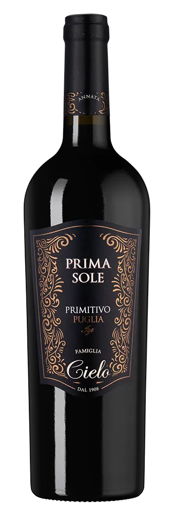 Вино Cielo e Terra Primasole Primitivo 2024  750 мл